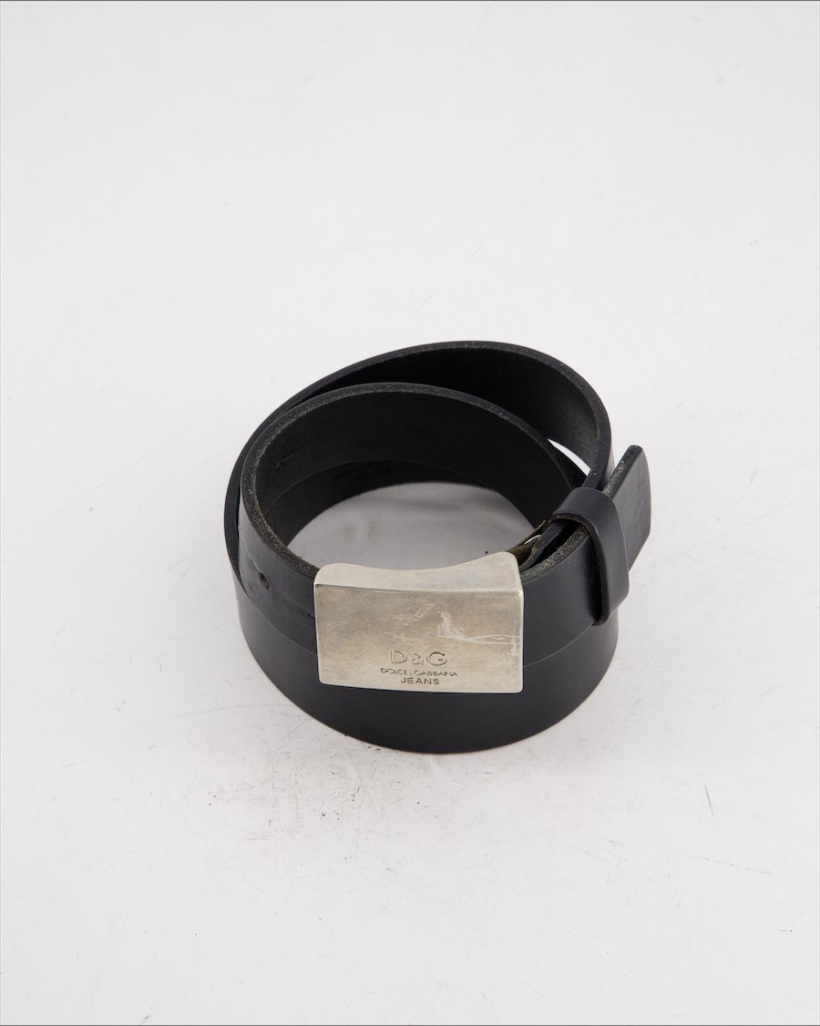 Dolce & Gabbana Belt Leather Black