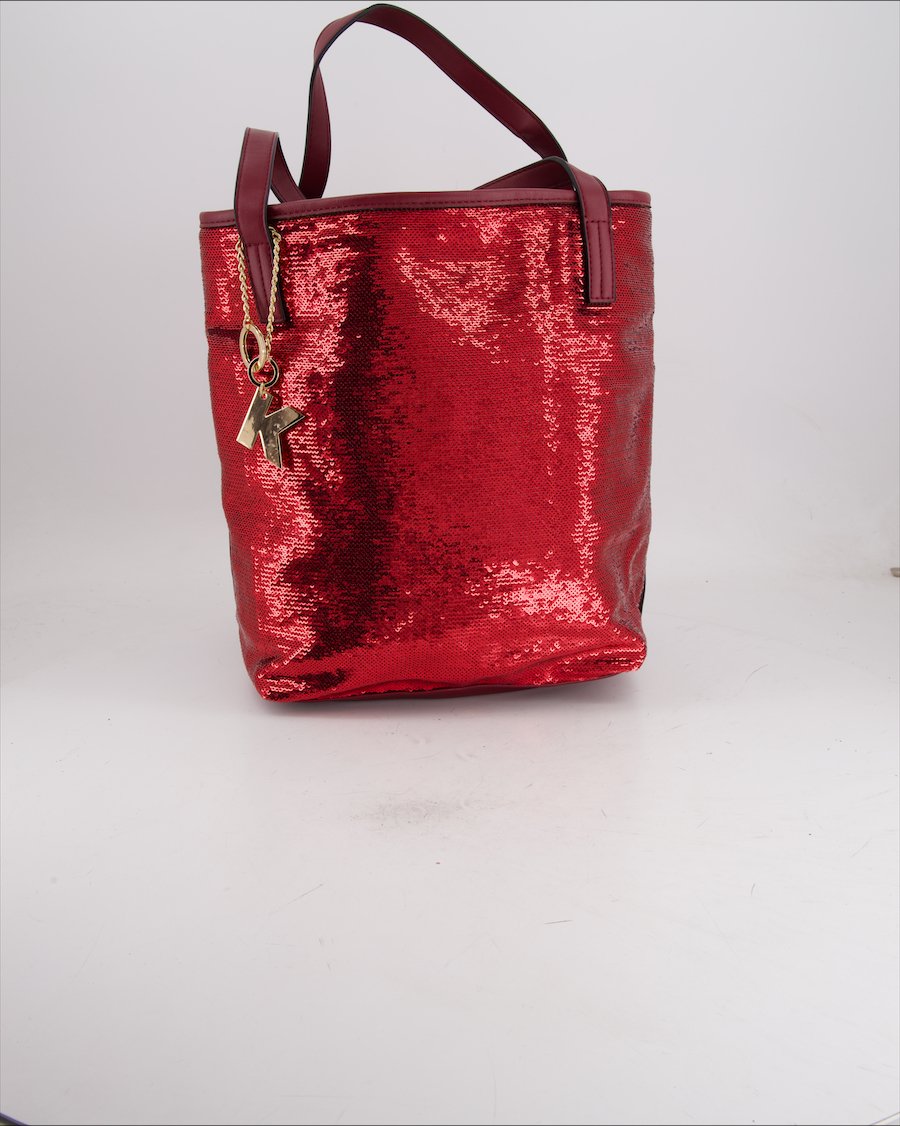 Koan Handbag Leather Burgundy