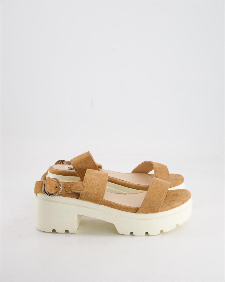 Mtng Sandal Suede Camel Eu 38