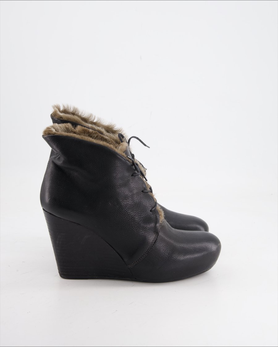 Vic Matie Ankle Boot Leather Black Eu 37