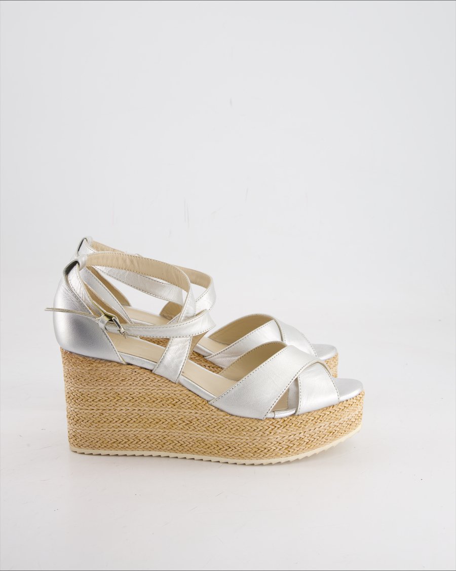 Navyboot Sandals Leather Silver Eu 38