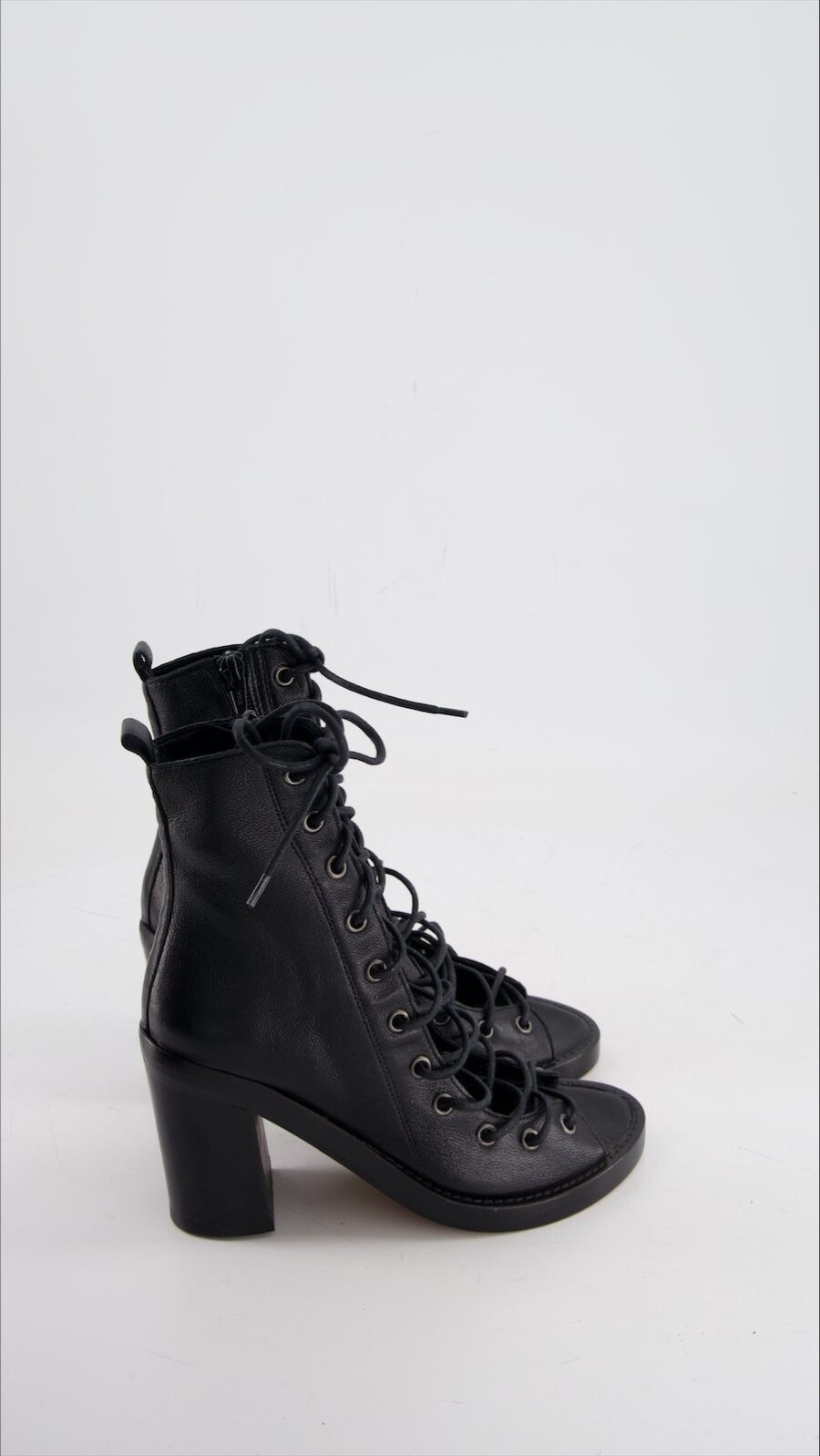 Find. Ankle Boot Leather Black Eu 36