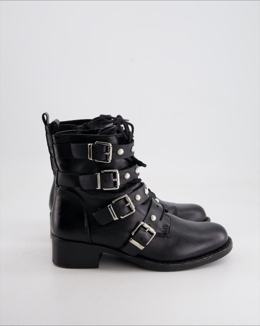 Star Collection Ankle Boots Leather Black Eu 37