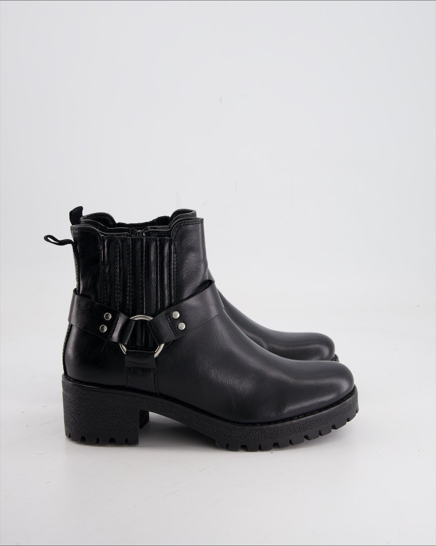Graceland Ankle Boots Leather Black