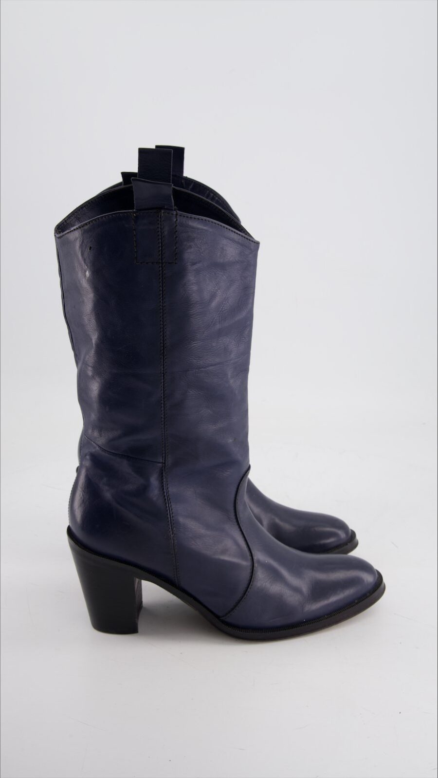 Walder Boot Leather Navy Eu 39