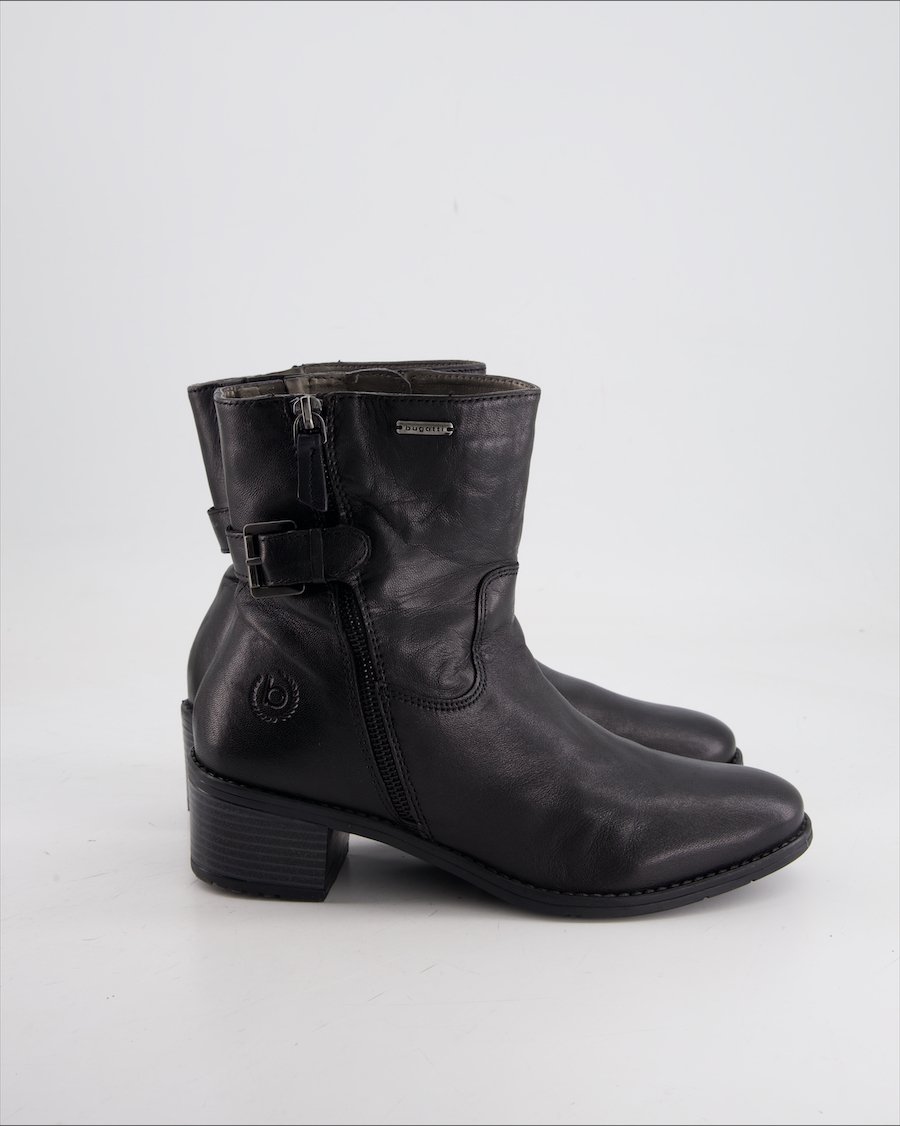 Bugatti Ankle Boot Leather Black Eu 38