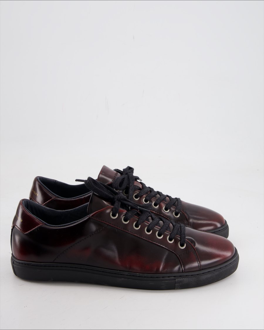 Tommy Hilfiger Trainers Leather Burgundy Eu 43