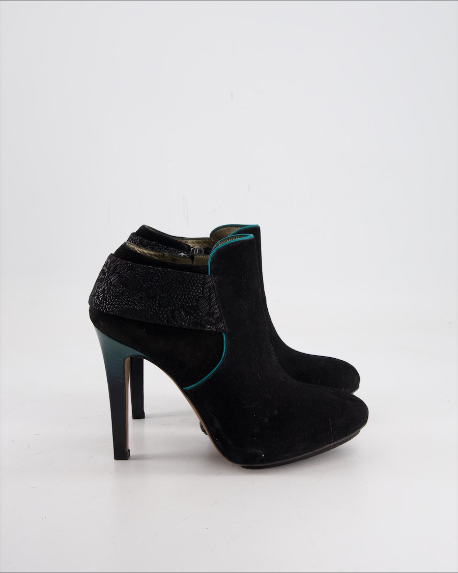 Navyboot Heels Leather Black Eu 37