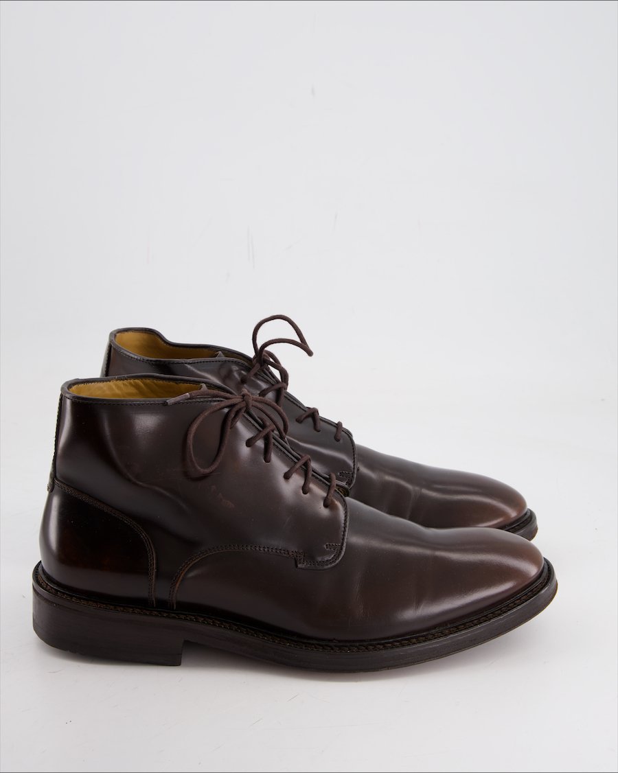 Navyboot Flats Leather Brown Eu 41