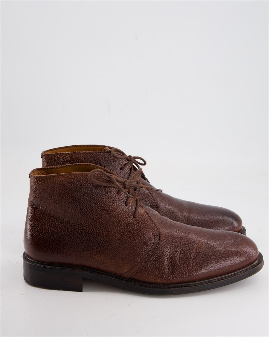 Navyboot Flats Leather Brown