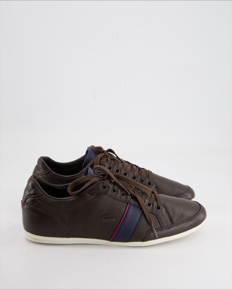 Lacoste Trainers Leather Brown Eu 42