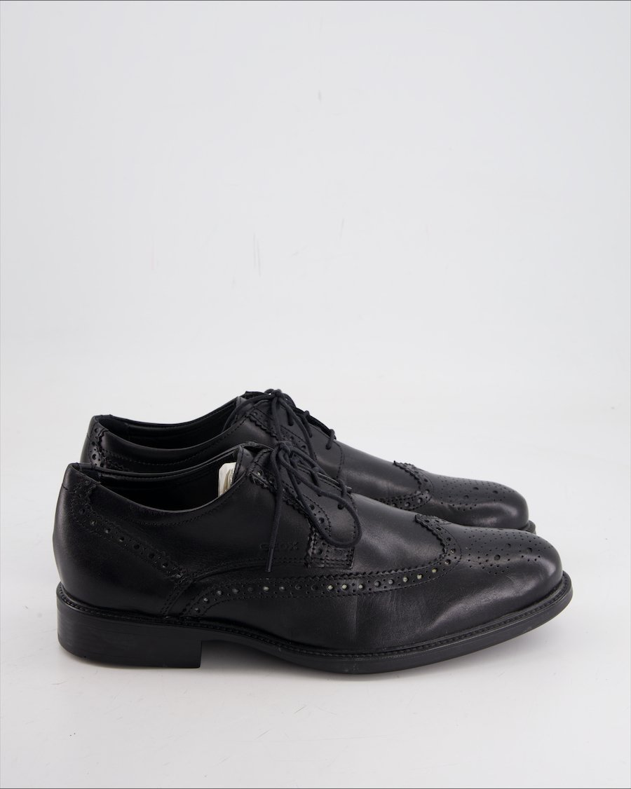 Geox Flat Leather Black Eu 41