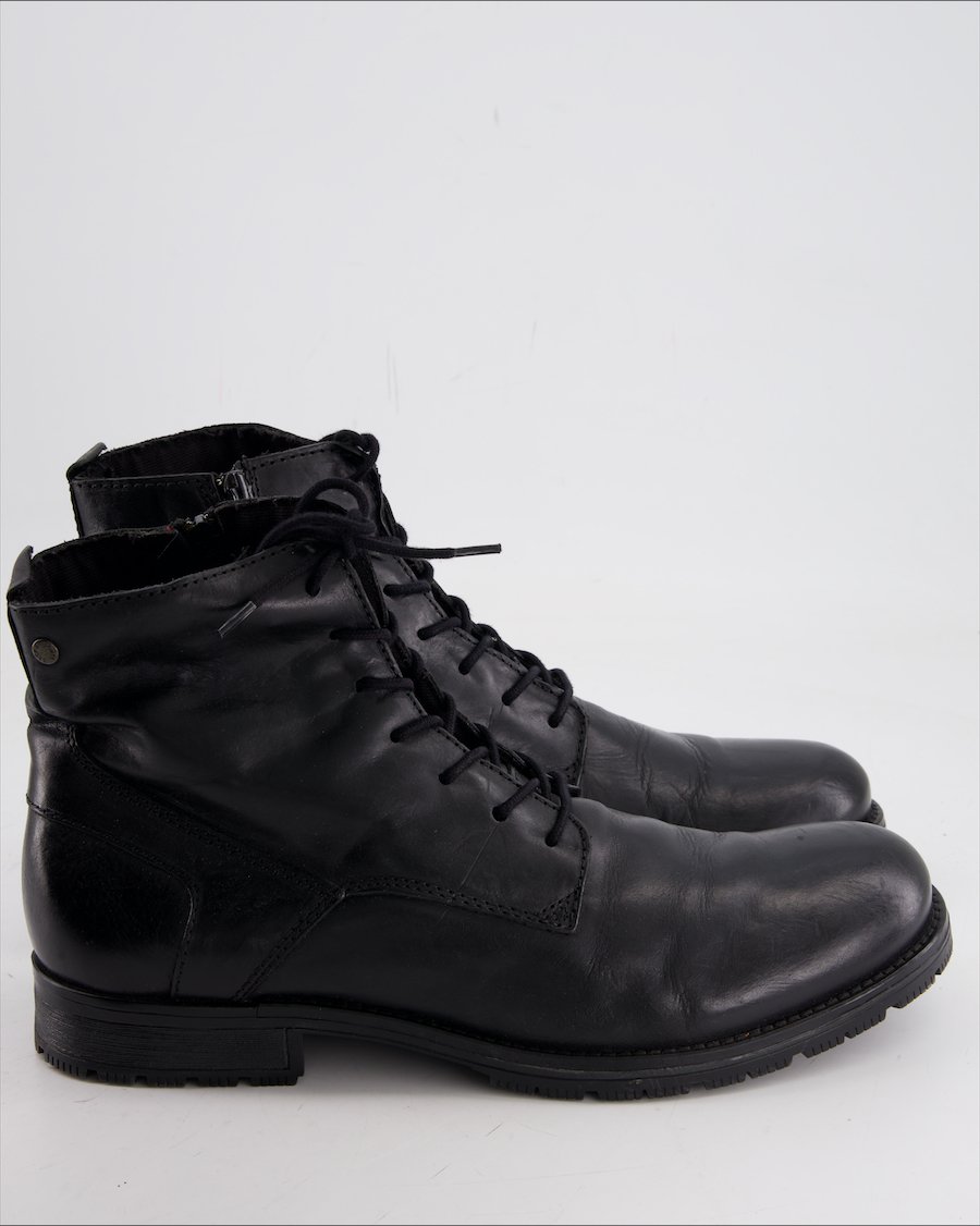 Jack & Jones Ankle Boots Leather Black Eu 45