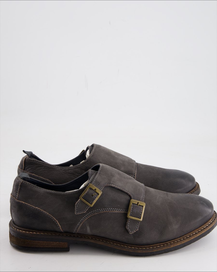 Bata Flats Leather Anthracite Eu 43