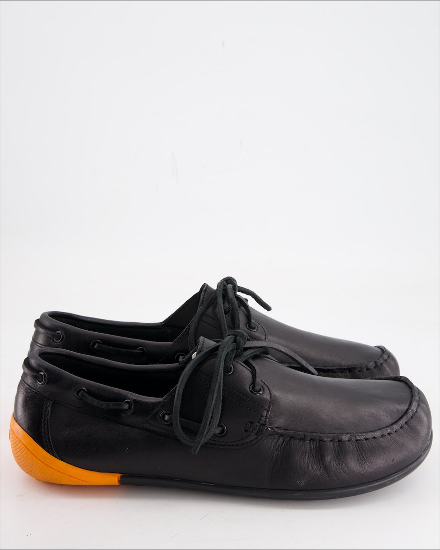Camper Flat Leather Black Eu 45