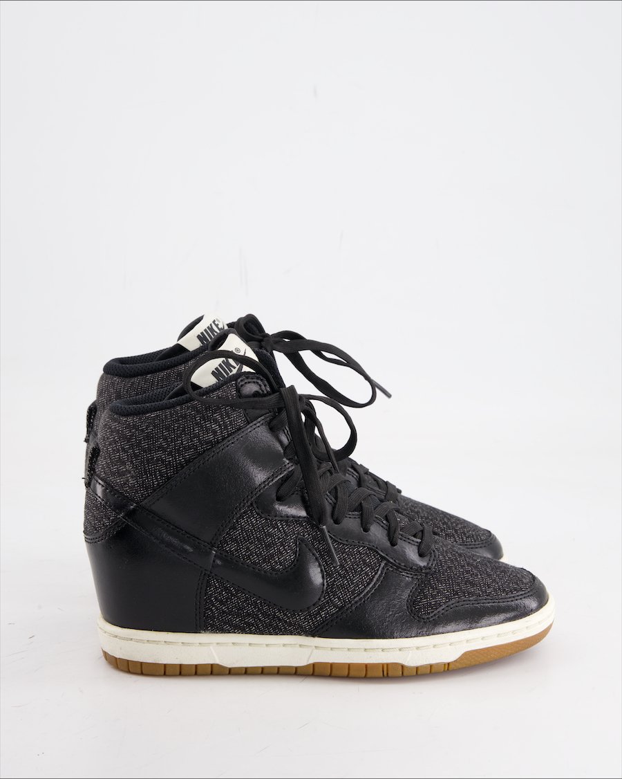 Nike Dunk Sky Trainers Leather Black Eu 36