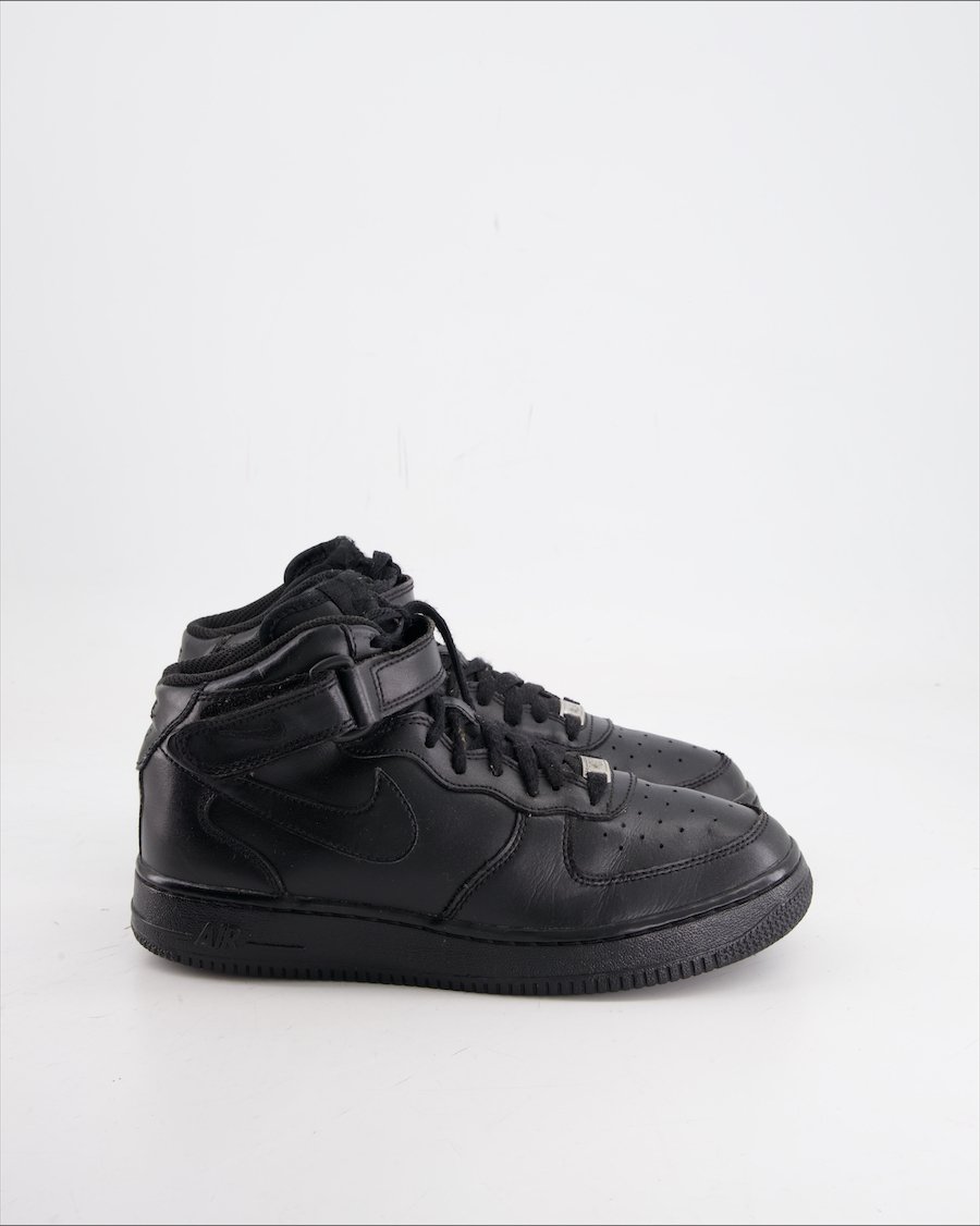 Nike Air Force 1 Trainers Leather Black Eu 38