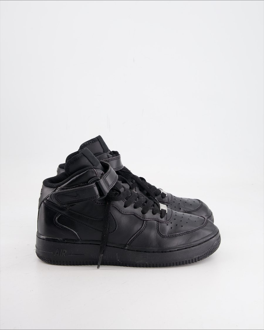 Nike Air Force 1 Trainers Leather Black Eu 38.5