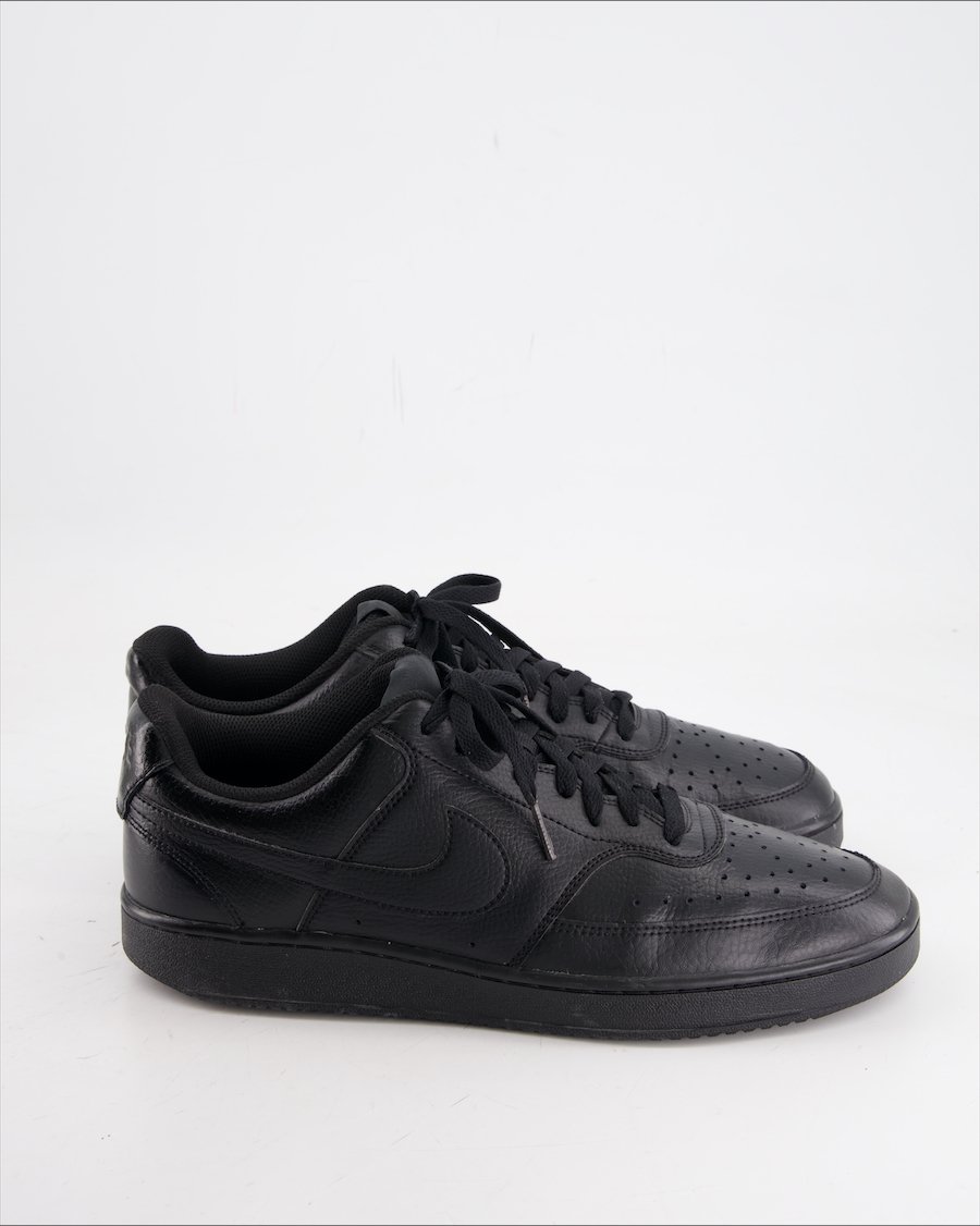 Nike Court Vision Trainers Leather Black