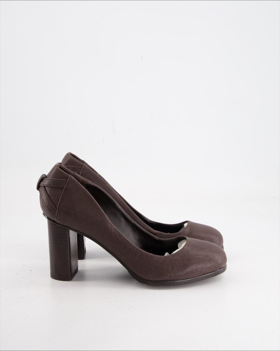 Armani Jens Heel Leather Brown Eu 39