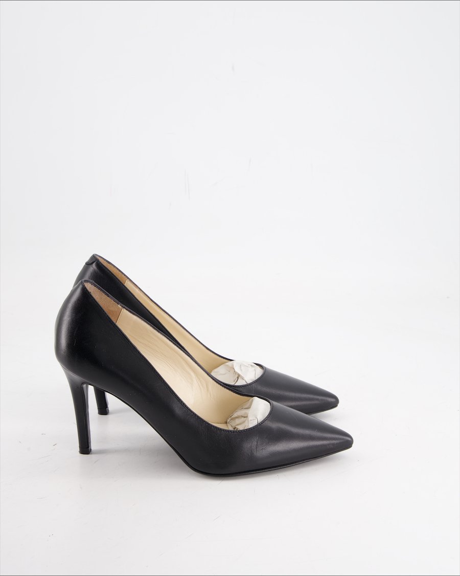 Navyboot Heels Leather Black Eu 37