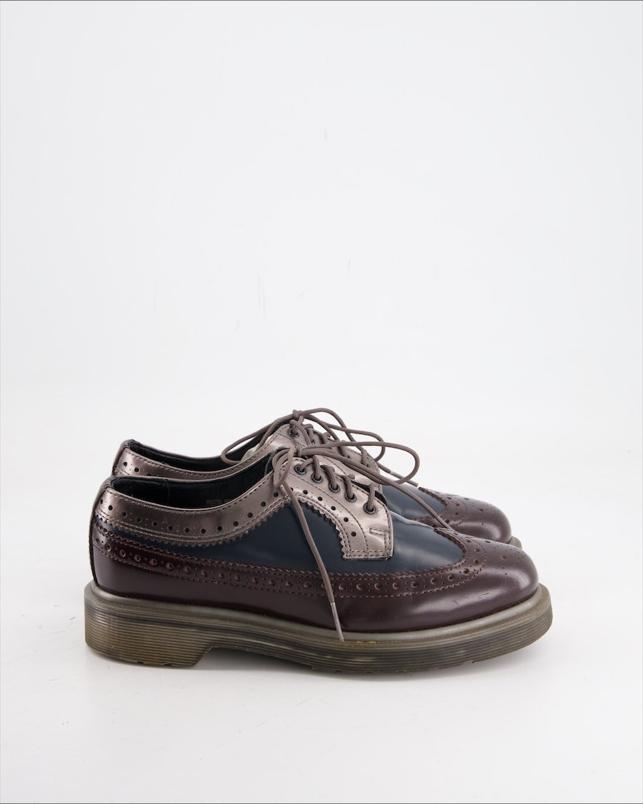 Dr Martens Flats Leather Burgundy Eu 37
