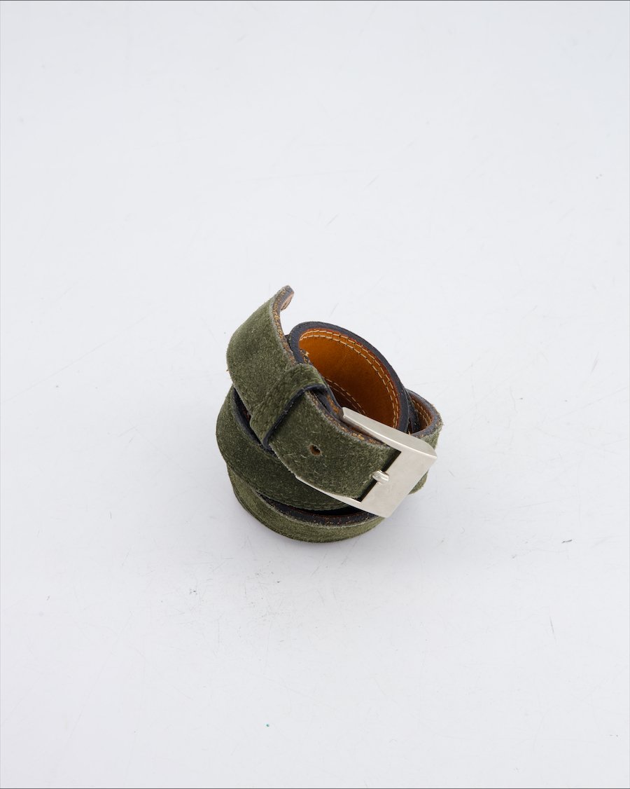 Fendissime Belt Suede Khaki