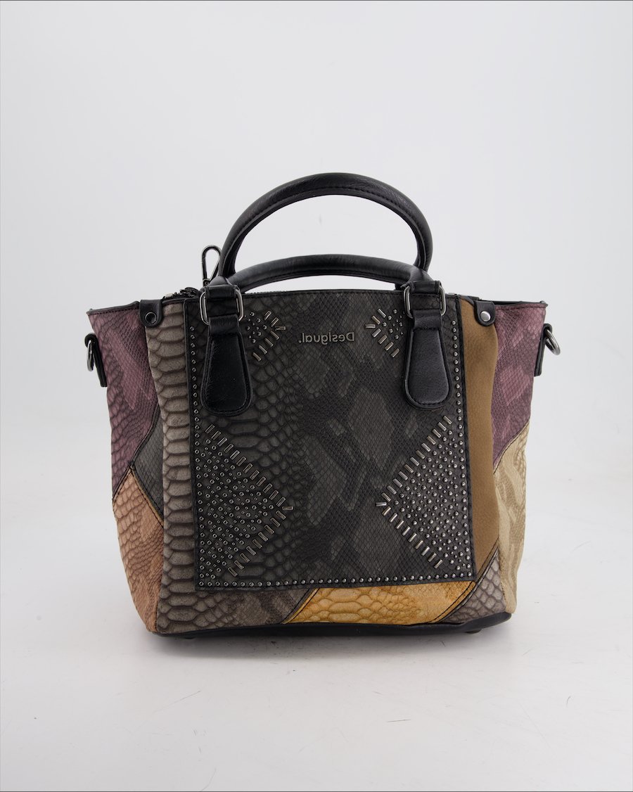 Desigual Handbag Polyurethane Brown