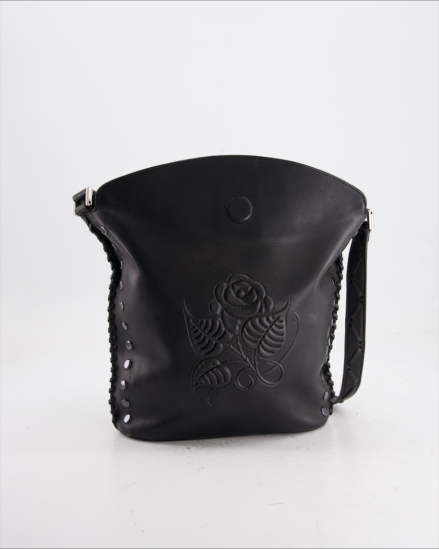 Le Silla Handbag Leather Black