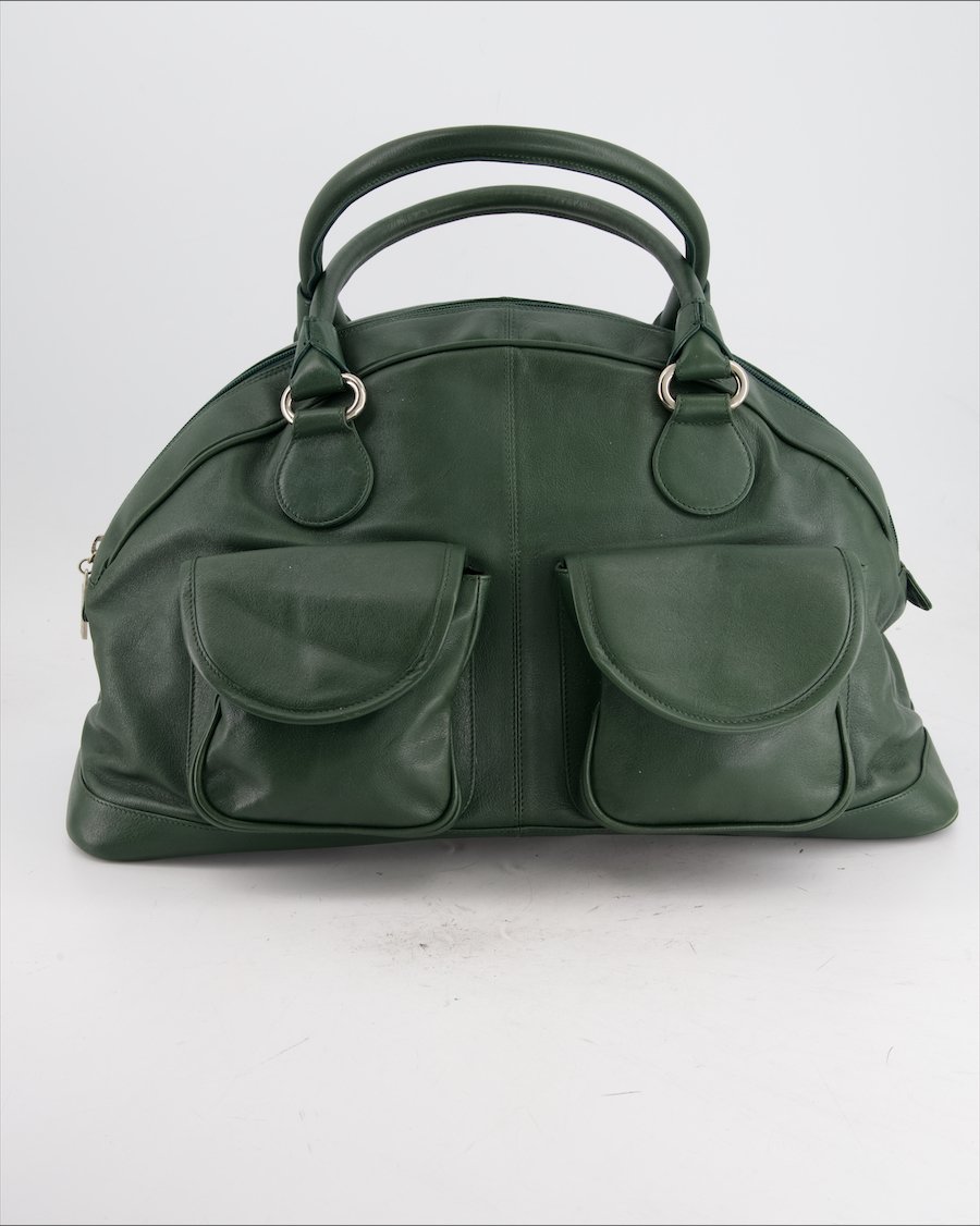 Rodo Handbag Leather Green