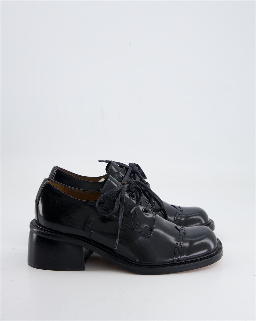 Alberto Fermani Heel Leather Black Eu 36