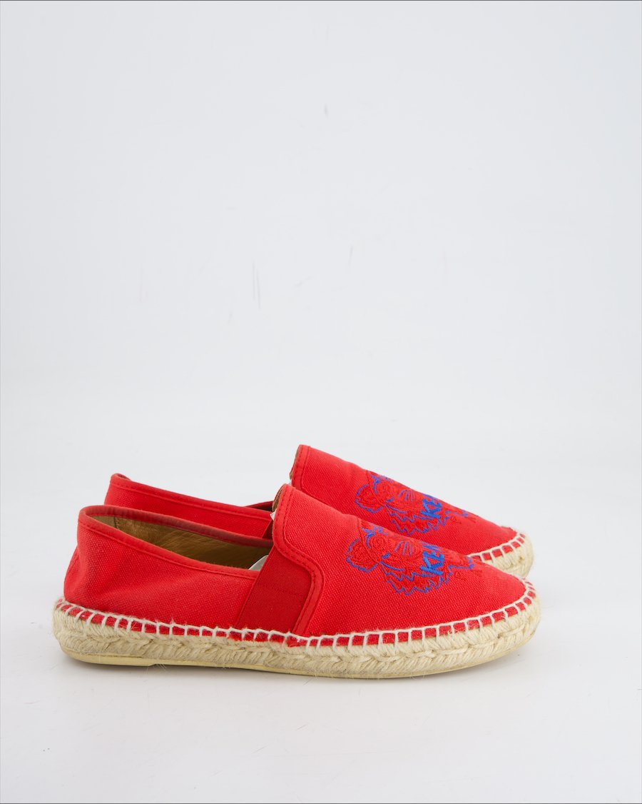 Kenzo Espadrilles Cloth Red Eu 37