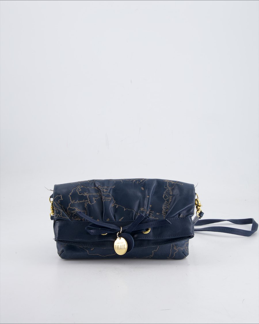 Prima Classe Crossbody Bag Leather Navy