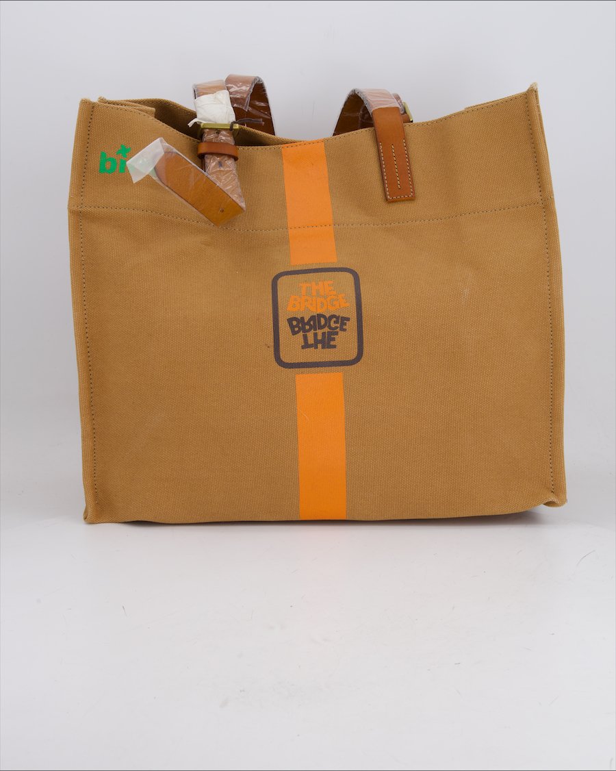 The Bridge Shoulder Bag Cloth Brown