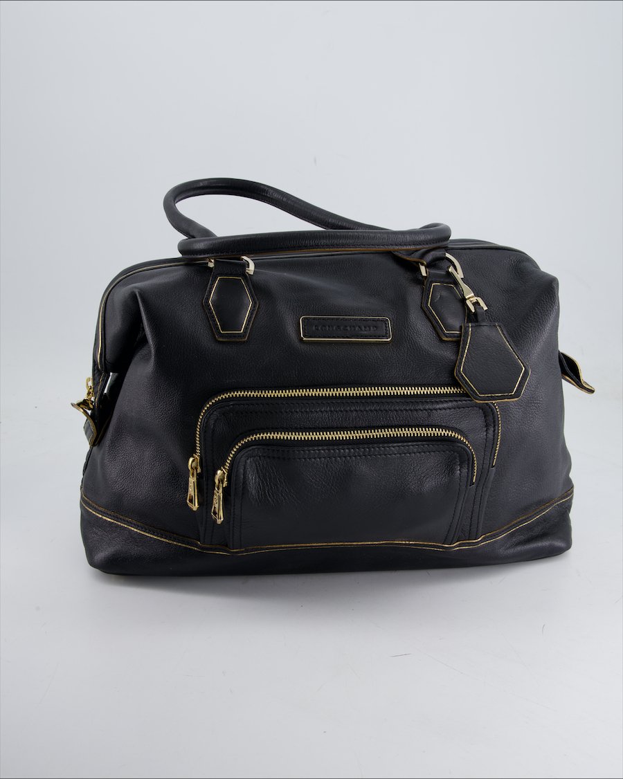 Longchamp Handbag Leather Black