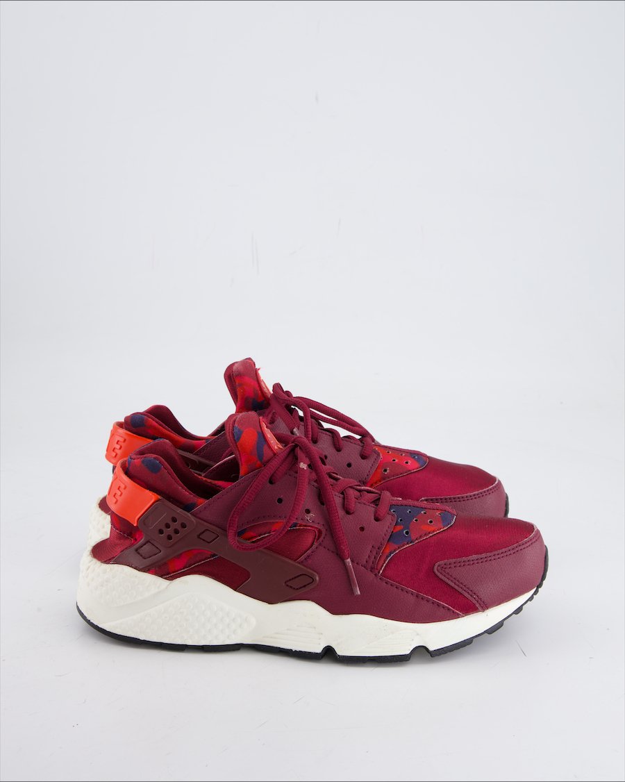 Nike Huarache Trainers Leather Burgundy Eu 41