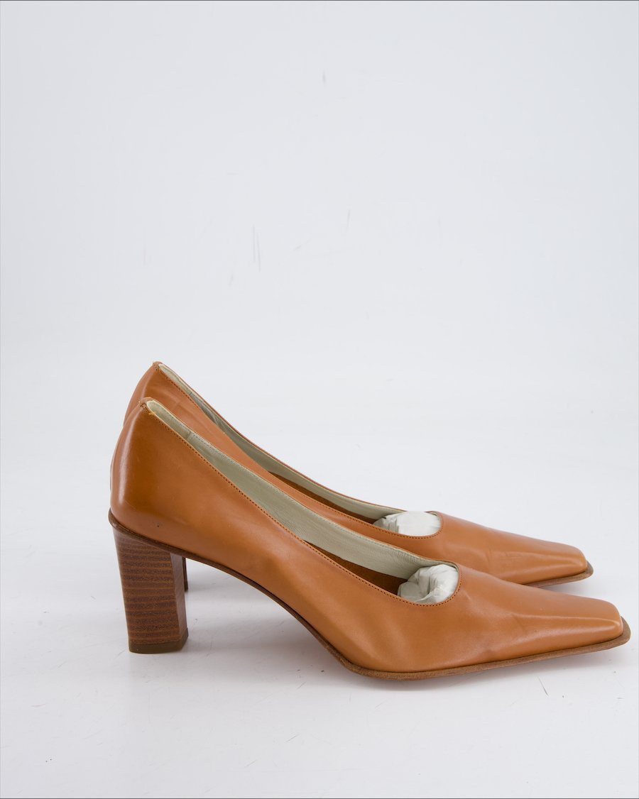 Navyboot Heels Leather Brown Eu 40