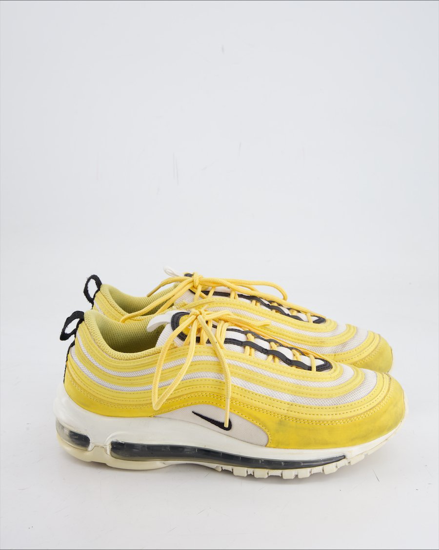 Nike Air Max 97 Trainers Leather Yellow EU 40