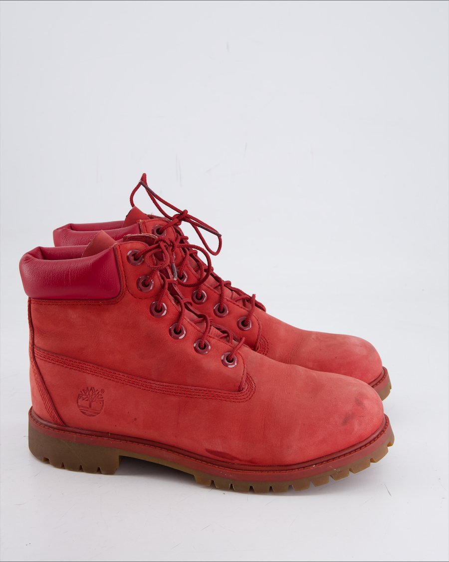 Timberland Ankle Boot Leather Red EU 40