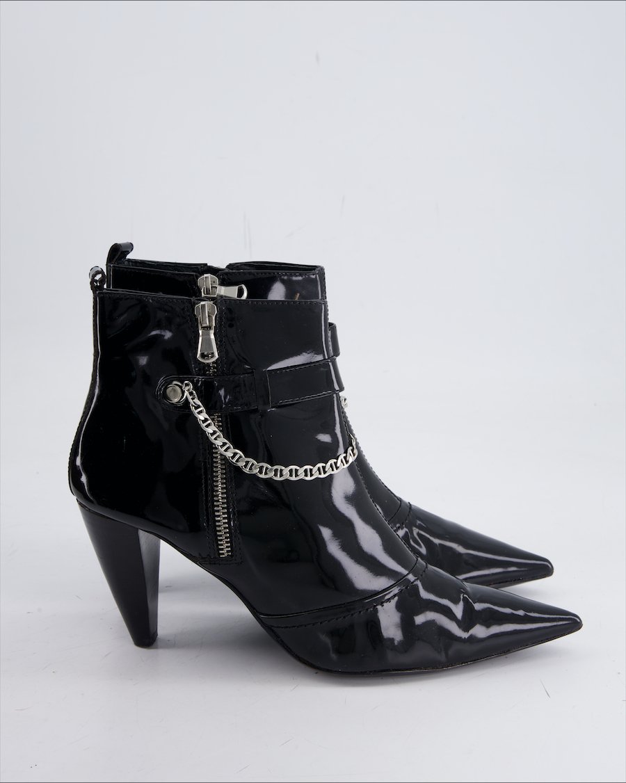 Luciano Barachini Ankle Boot Leather Black EU 40