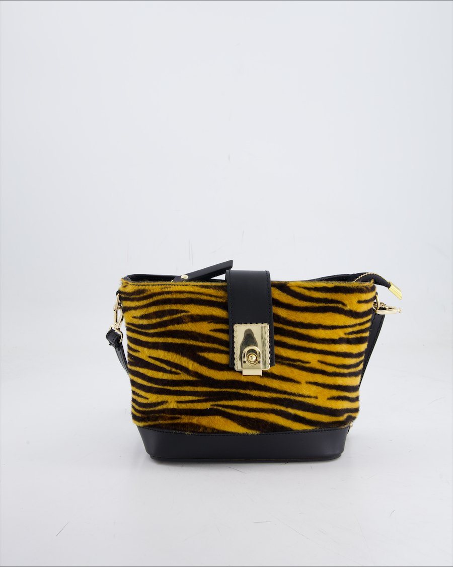 Unbranded Crossbody Bag Leather Black