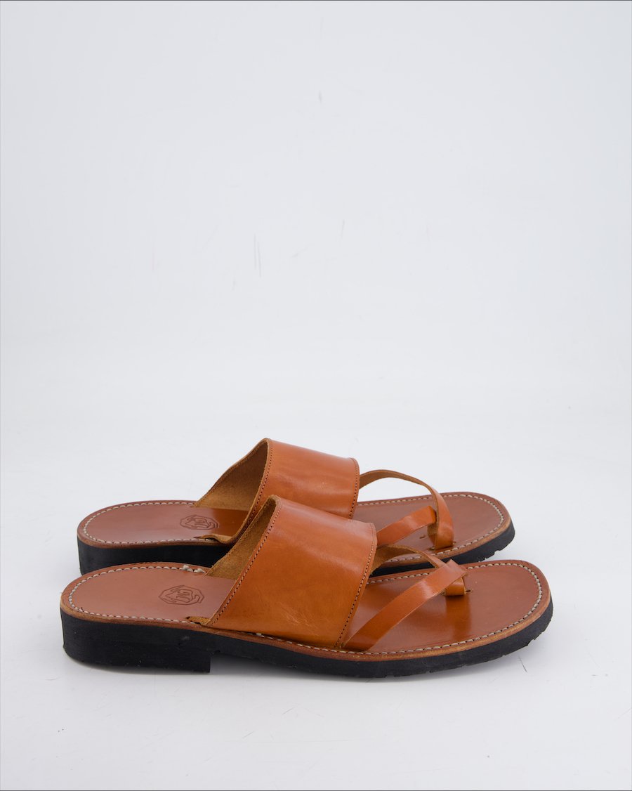 Unbranded Sandals Leather Brown Eu 41