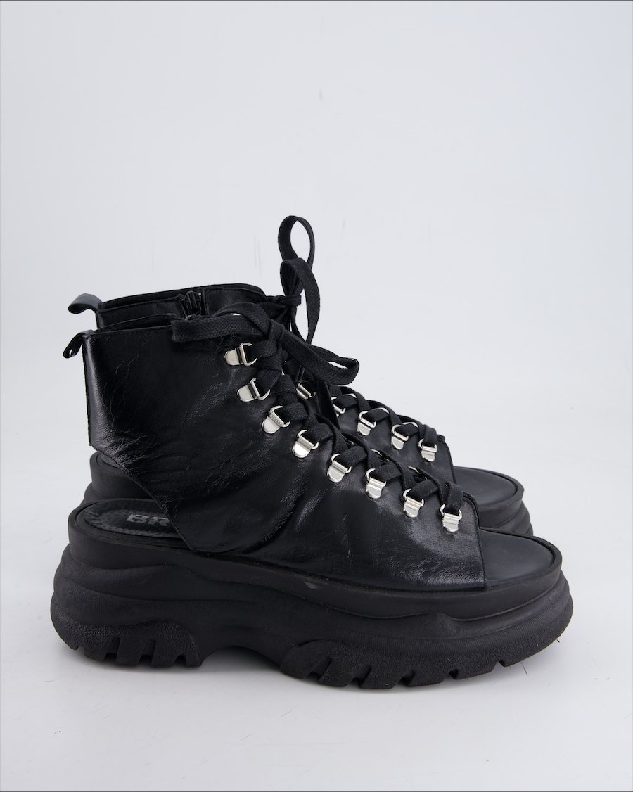Bronx Sandals Leather Black Eu 41