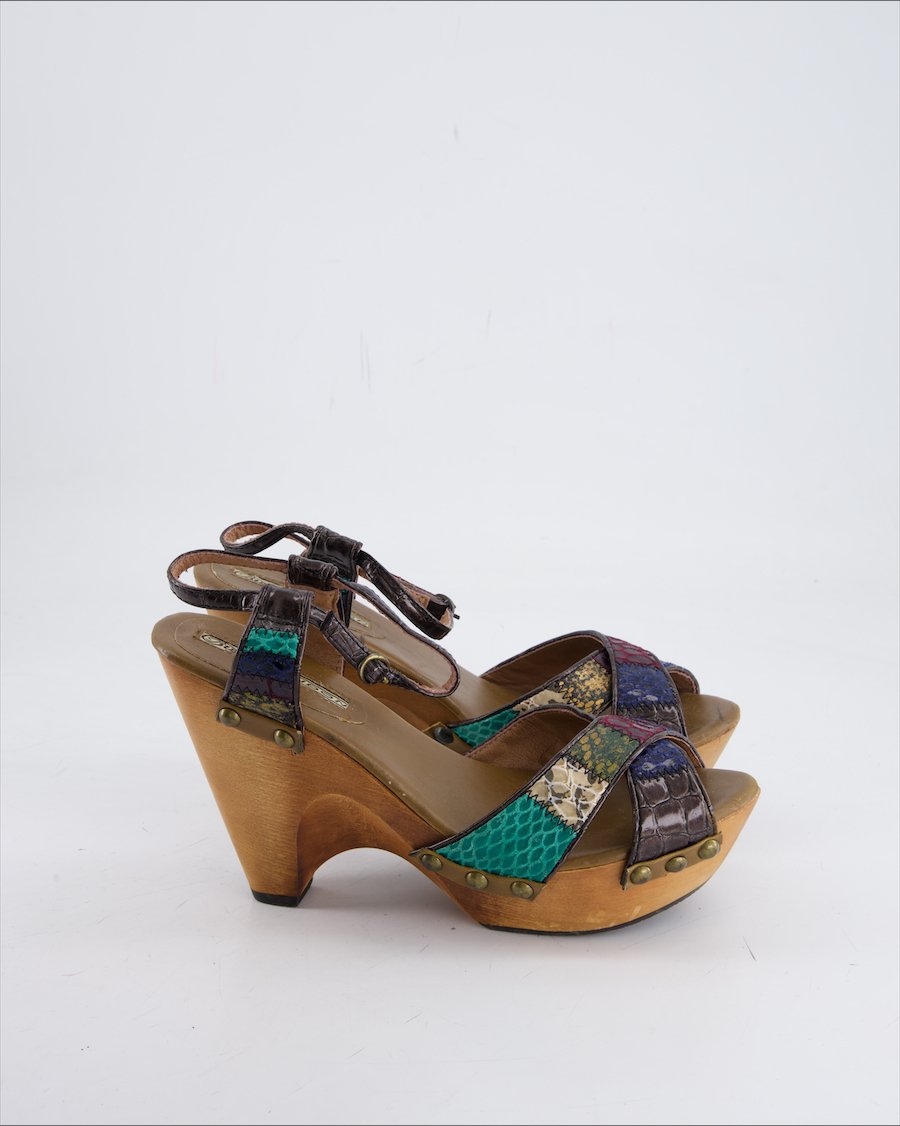 Buffalo Heels Leather Multicolour Eu 37