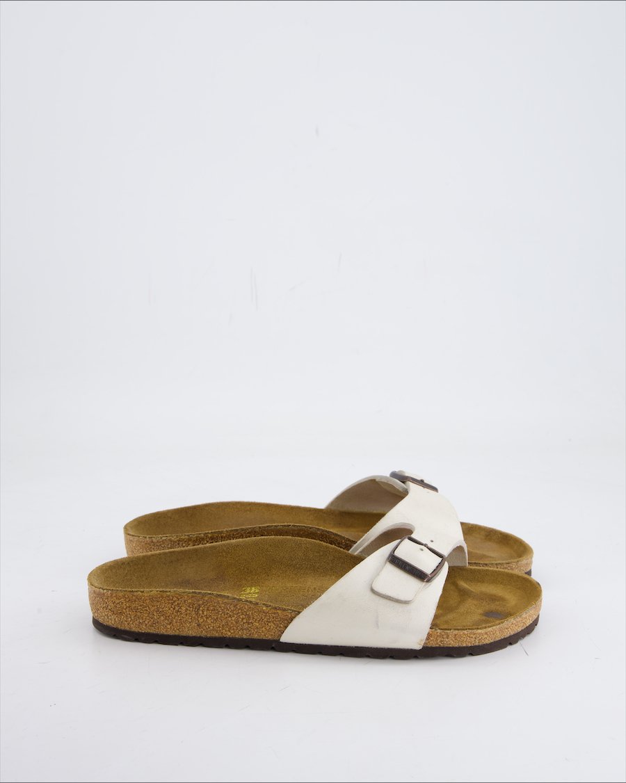Birkenstock Sandal Leather White Eu 38