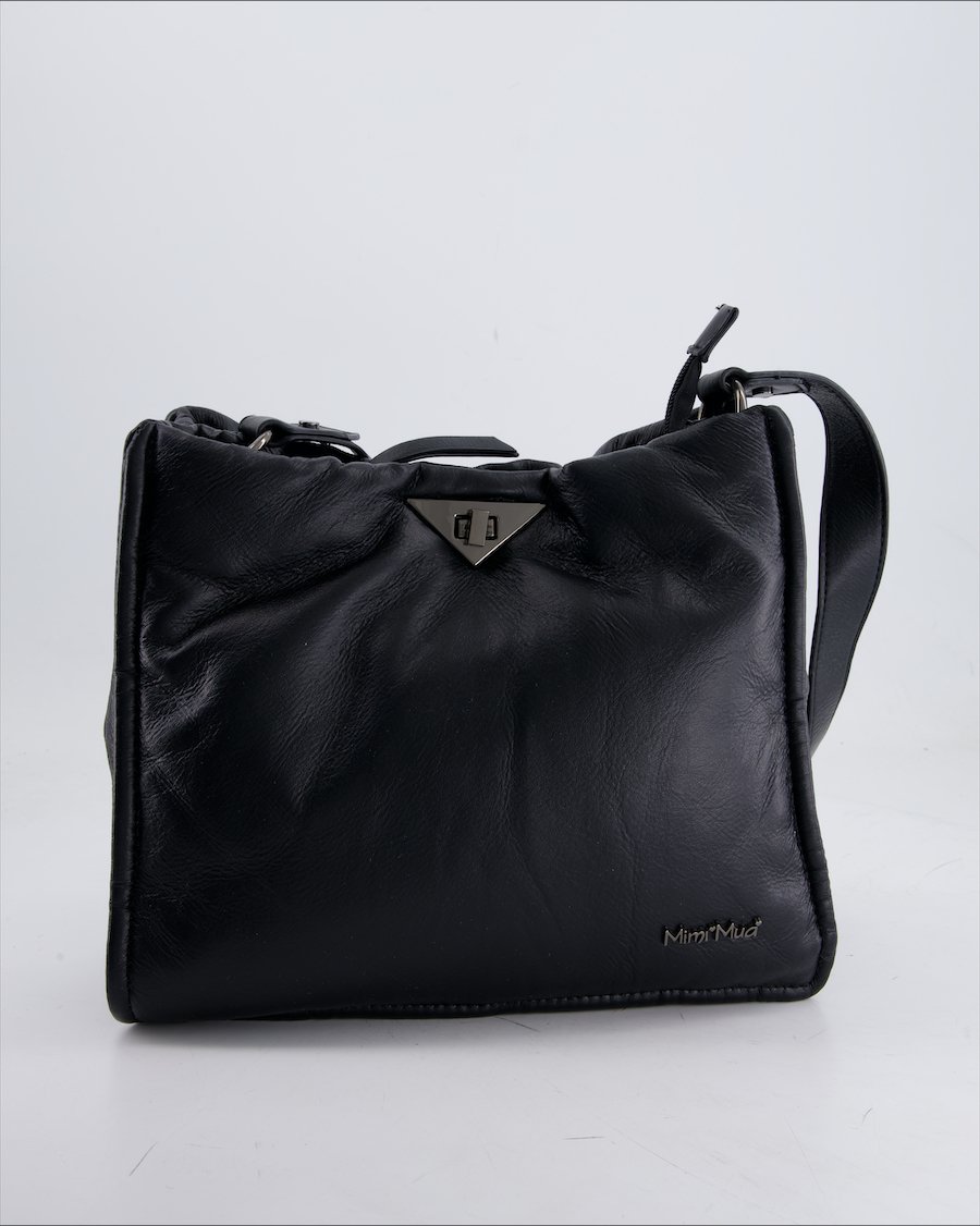 Mimi Mua Crossbody Bag Polyurethane Black