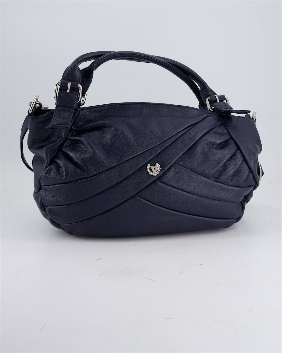 Valleverde Handbag Polyurethane Navy
