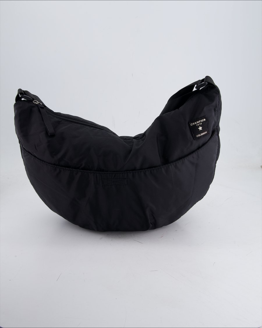 Champion Shoulder Bag Cloth Black