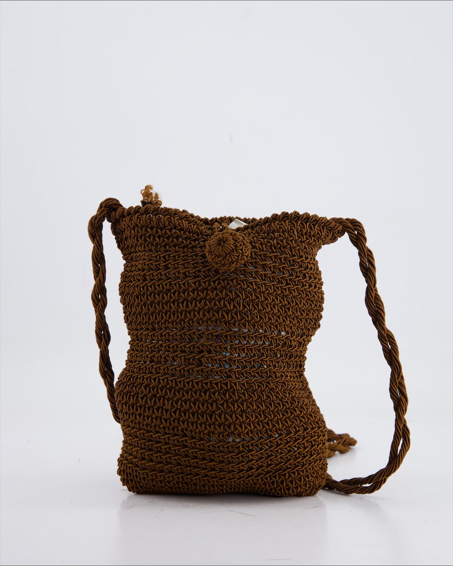 Les Copains Crossbody Bag Cloth Brown