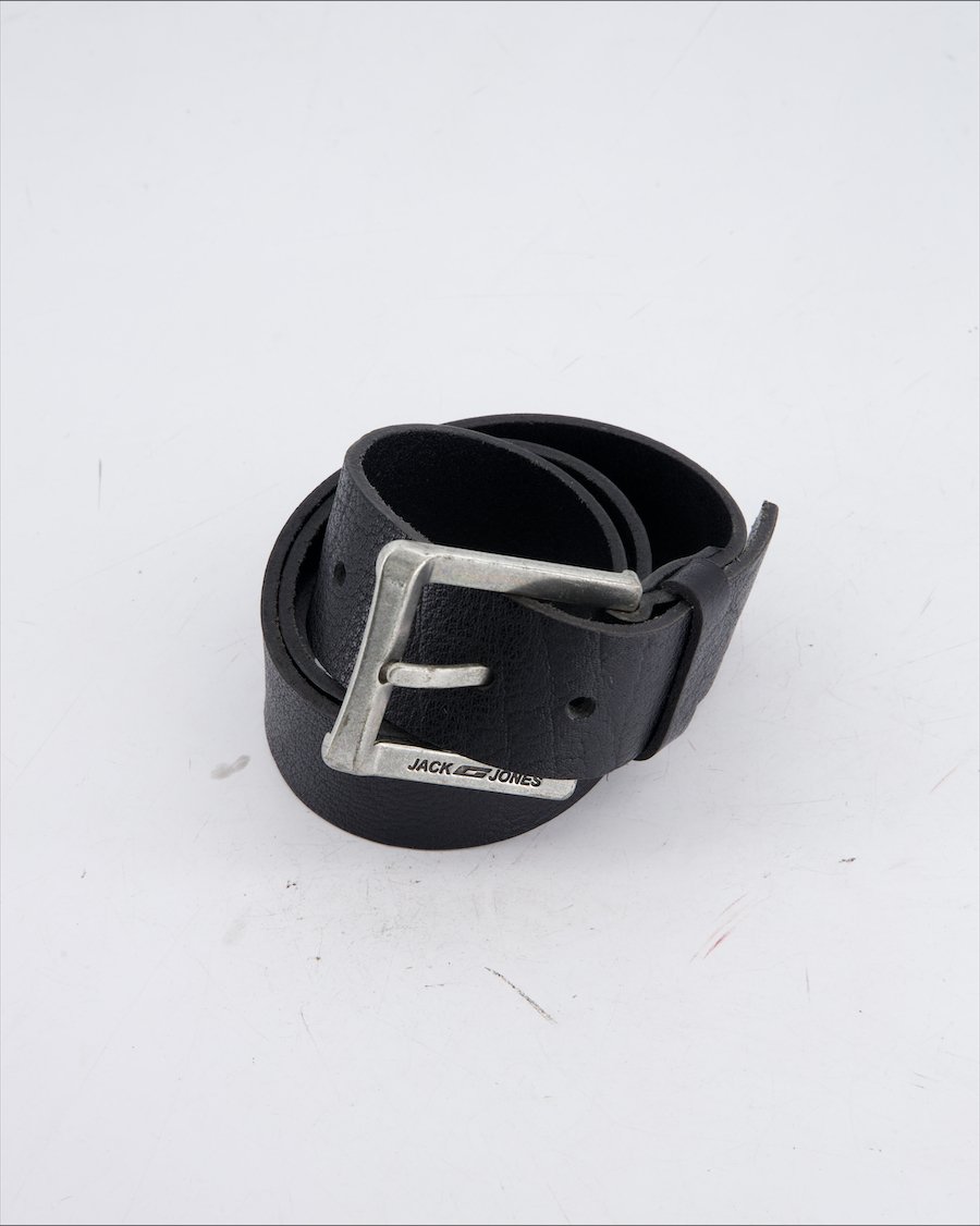 Jack Jones Belt Leather Black